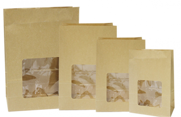 食品級(jí)牛皮紙袋 環(huán)?？裳h(huán)包裝牛皮紙